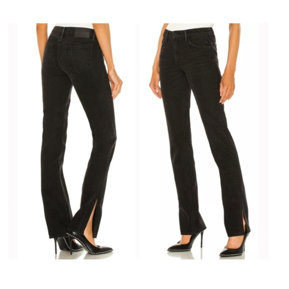 GRLFRND - Hailey Low Rise Slim Boot - Sunset Strip (faded black) - Size 24 - Picture 1 of 14